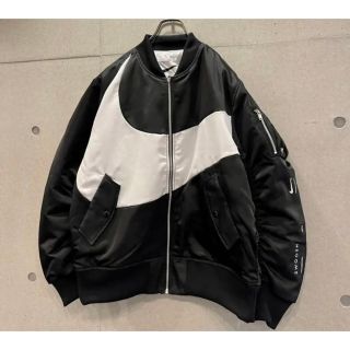 ナイキ(NIKE)のNike swoosh ナイキ リバーシブル ボンバージャケット MA1 2XL(その他)