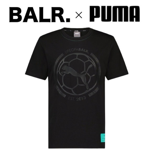BALR×PUMA Tシャツ ブラックトップス