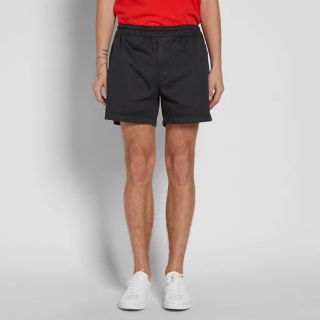 アクネストゥディオズ(Acne Studios)のACNE STUDIOS ANDY SATIN SHORT black 44(ショートパンツ)