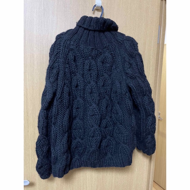 MIRSTORES】 NOBLE別注ケーブルニット ブラック 新製品 18408円引き