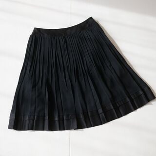 ジユウク(自由区)の36サイズ 自由区 スカート 黒 ブラック オンワード樫山(ひざ丈スカート)