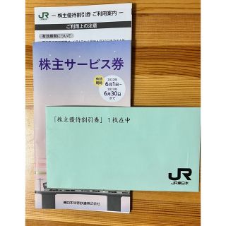 ジェイアール(JR)のJR東日本　株主優待⭐️割引冊子付き(ショッピング)