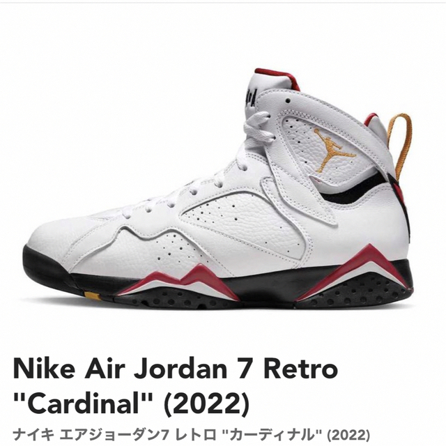 Nike Air Jordan 7 (2022) 26.5 ナイキ カーディナル