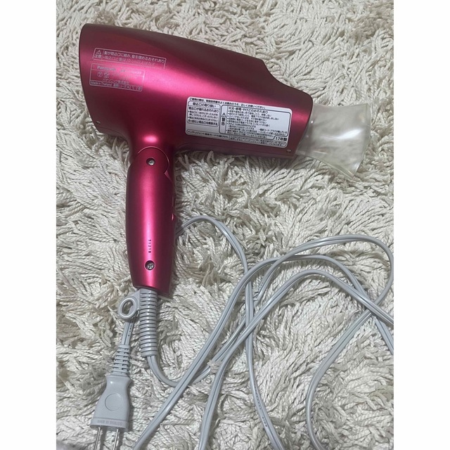 Panasonic EH-NA99-RPナノケアヘアードライヤージャンク品 - 健康