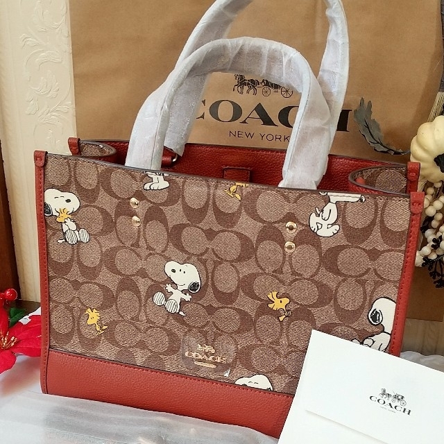 フォロー 一点限り デンプシー トート 22 ピンク ミニ 新品 COACH
