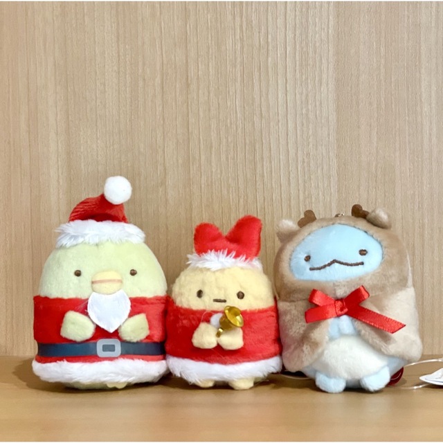 おもちゃ/ぬいぐるみ＊未使用・タグ付き＊すみっコぐらし2018年クリスマスてのりぬいぐるみ