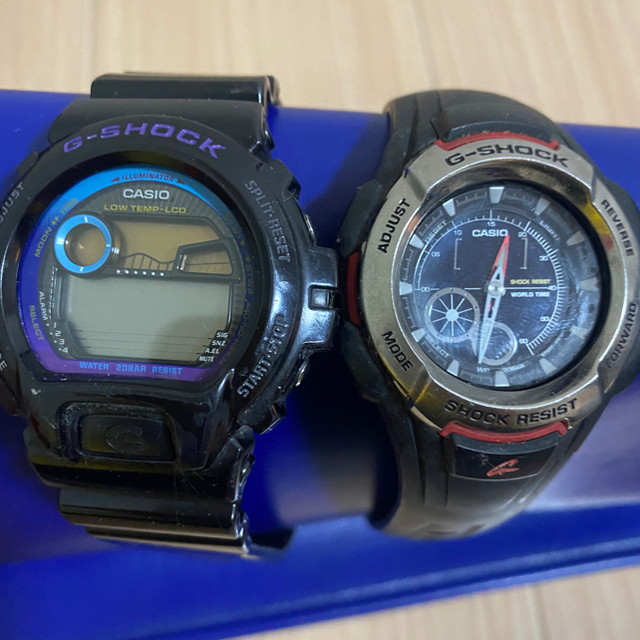 G-SHOCK(ジーショック)のG-SHOCK 2本セット 電池切れ商品 メンズの時計(腕時計(デジタル))の商品写真