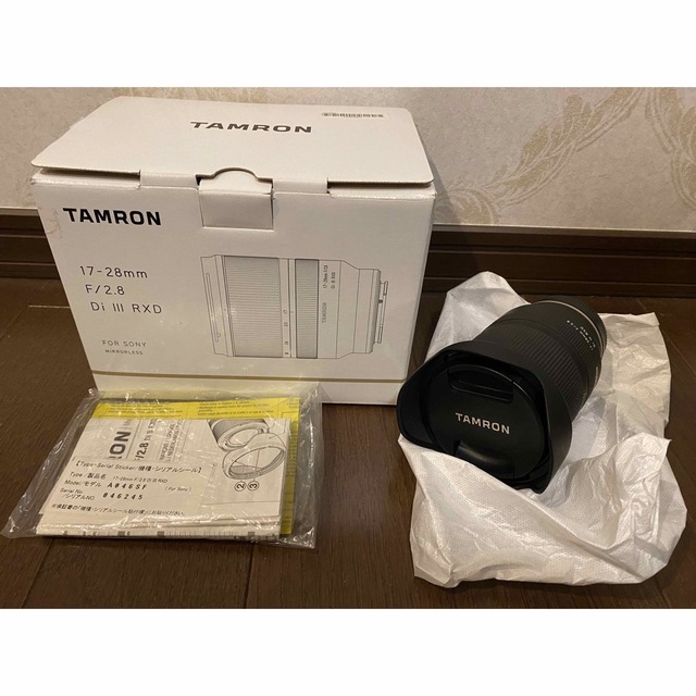 超目玉特価品 TAMRON レンズ 17-28F2.8 DI III RXD Eマウント用 スマホ/家電/カメラ