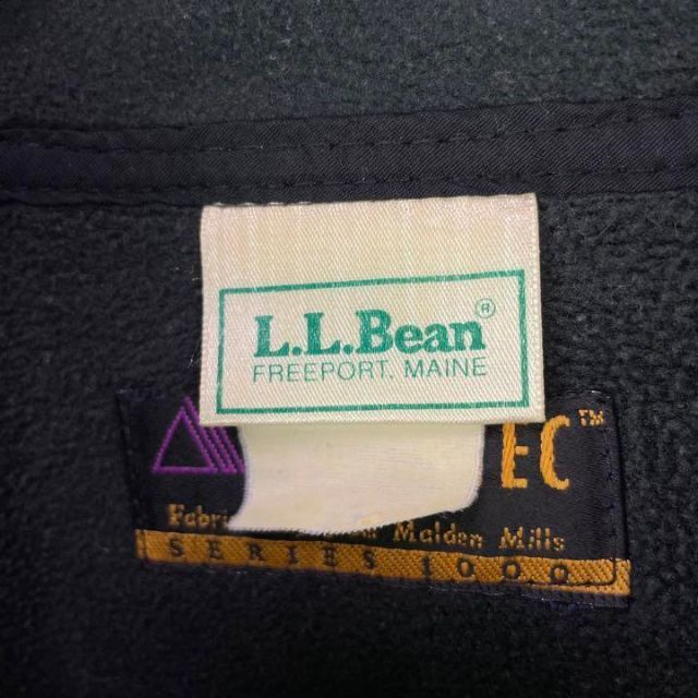 L.L.Bean(エルエルビーン)の入手困難70-80s エルエルビーン ハーフジップ フリース 総柄 プルオーバー メンズのジャケット/アウター(その他)の商品写真