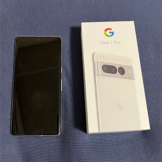 グーグルピクセル(Google Pixel)のPixel7 Pro Snow 128GB(スマートフォン本体)