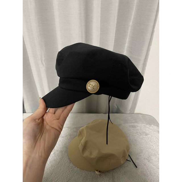 eimy istoire(エイミーイストワール)のEMパールボタンキャスケット レディースの帽子(キャスケット)の商品写真