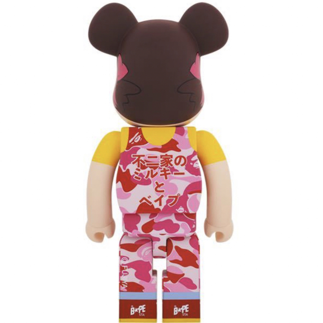 BE@RBRICK(ベアブリック)のBE@RBRICK BAPE  ペコちゃん1000% ピンク　ベアブリック ハンドメイドのおもちゃ(フィギュア)の商品写真