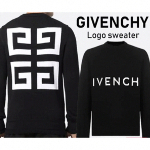 超特価sale開催】 GIVENCHY - ブラックニットセーター 4G ジバンシィ