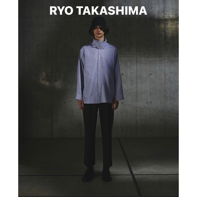 THOMAS MASON(トーマスメイソン)のRYO TAKASHIMA オーバーサイズストライプシャツ L クリーニング済 メンズのトップス(シャツ)の商品写真