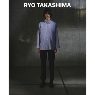 トーマスメイソン(THOMAS MASON)のRYO TAKASHIMA オーバーサイズストライプシャツ L クリーニング済(シャツ)