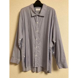 RYO TAKASHIMA CLASSIC OVER SHIRTブルーストライプメンズ - シャツ