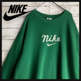 ナイキ(NIKE)の【即完売モデル】NIKE スウェット　トレーナー　センター刺繍　アーム刺繍ロゴ(スウェット)