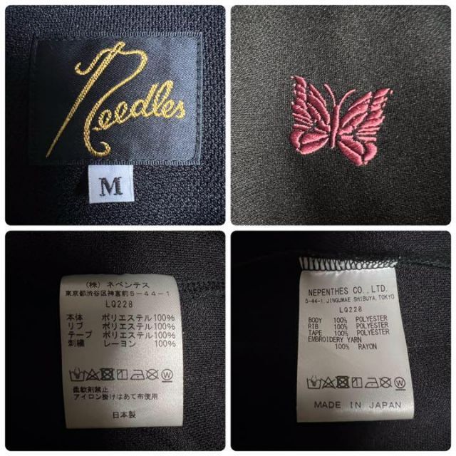 Needles - 【大人気】ニードルス ワンポイント 刺繍ロゴ パピヨン