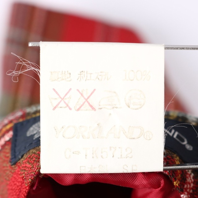 Yorkland - ヨークランド 台形スカート チェック柄 ひざ丈 日本製