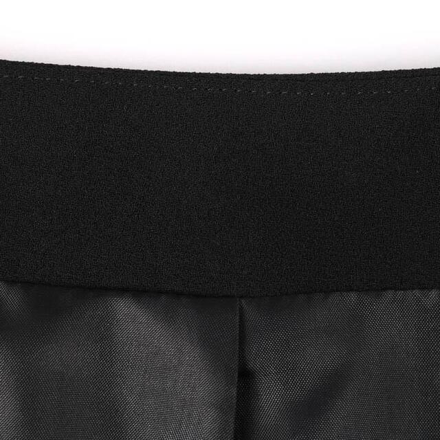 自由区(ジユウク)の自由区 フレアスカート ひざ丈 無地 日本製 裏地あり レディース 38サイズ ブラック Area Free レディースのスカート(その他)の商品写真