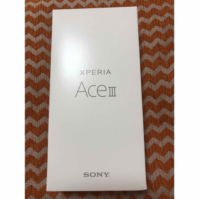 Xperia Ace Ⅲ SOG08 ブルー 「購入証明書」★値下げ