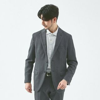 アバハウス(ABAHOUSE)の【チャコールグレー】【セットアップ対応/FLEX JACKET】クラシック ヘリンボーン ジャケット(その他)