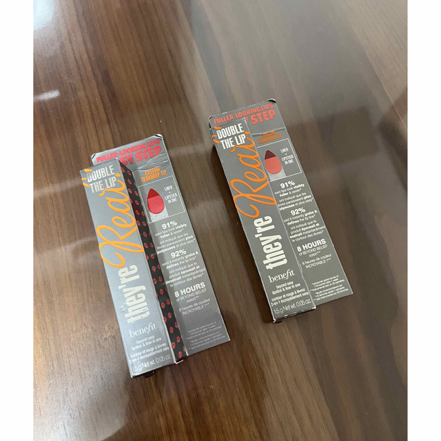 Sephora(セフォラ)のBenefit ベネフィット Double The Lip 2本セット コスメ/美容のベースメイク/化粧品(口紅)の商品写真