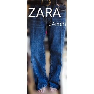 美品！ZARA 裾裏チェックデニム！トルコ製