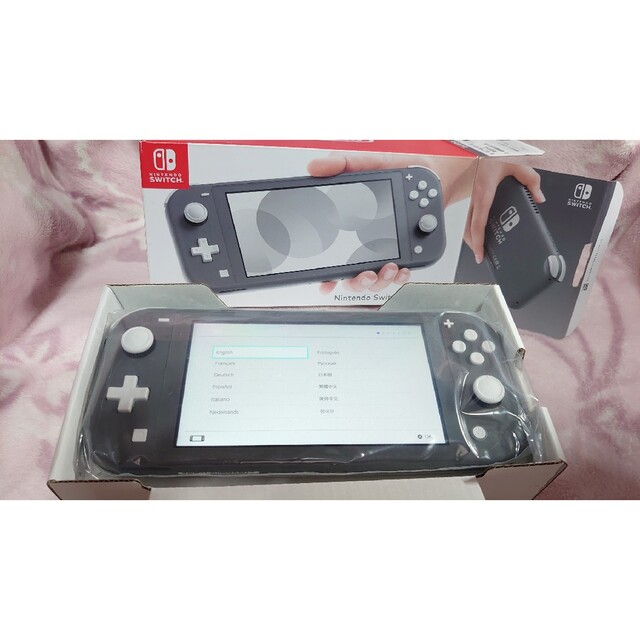 Nintendo Switch - 【美品】Nintendo Switch Liteグレーの通販 by 銀星