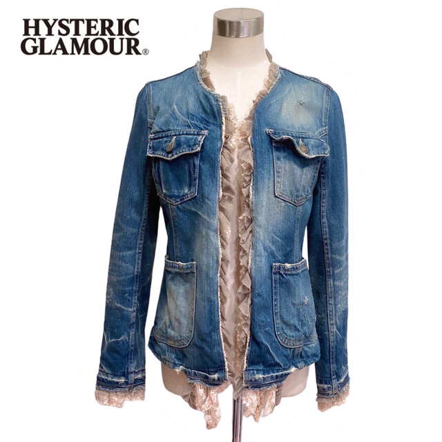 HYSTERIC GLAMOUR(ヒステリックグラマー)のsunny様専用　ヒステリックグラマー  ブルゾン レースジャケット　セット レディースのジャケット/アウター(ミリタリージャケット)の商品写真