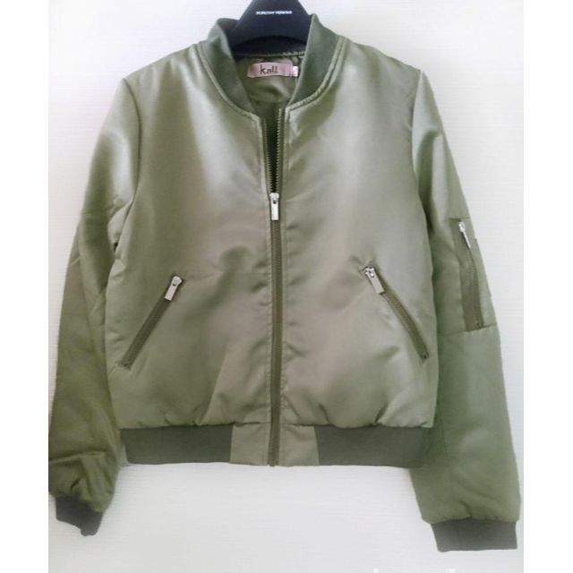 ジャケット】 フランスインポート♡カーキ中綿ブルゾンの通販 by F