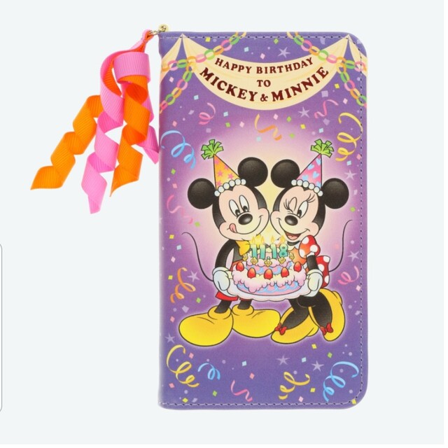 Disney(ディズニー)の【完売品】ミッキー★ミニー★バースデー★スマホケース スマホ/家電/カメラのスマホアクセサリー(モバイルケース/カバー)の商品写真