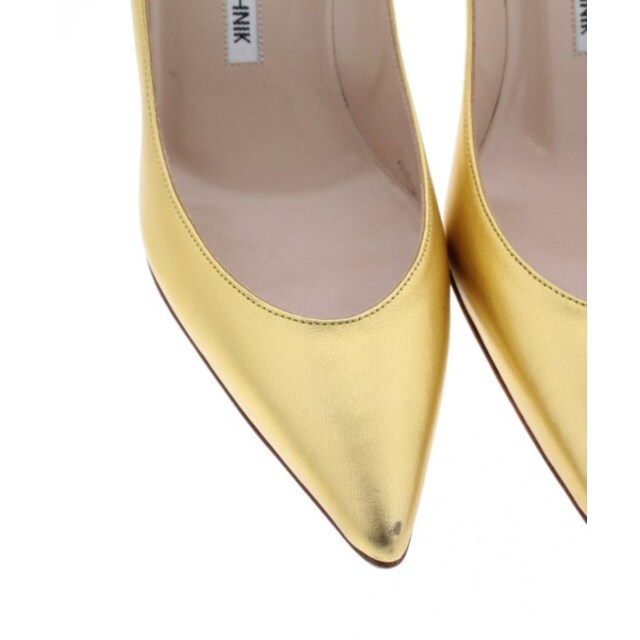 MANOLO BLAHNIK パンプス 35(21.5cm位) ゴールド