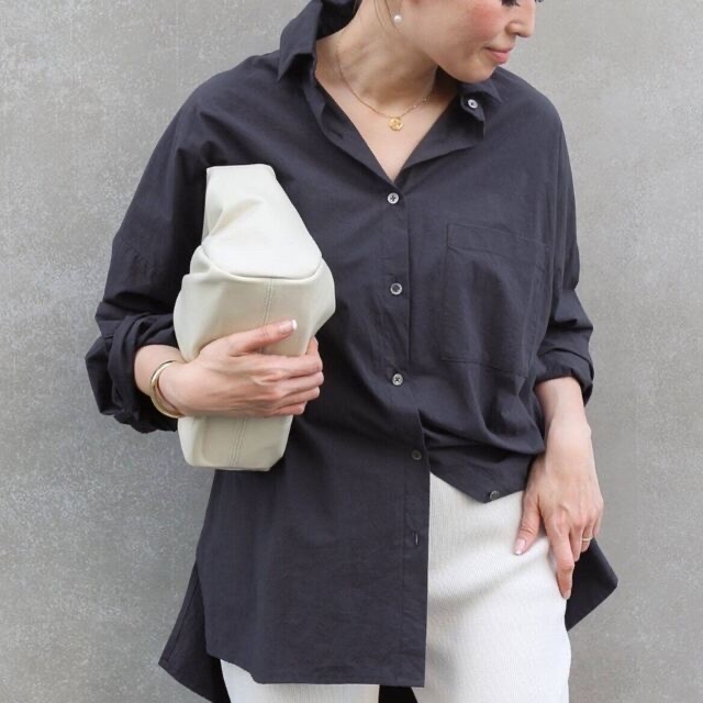 deuxieme classe  wide wash shirtレディース