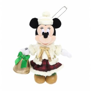 ディズニー(Disney)のミニー　クリスマス　ぬいぐるみバッジ(キャラクターグッズ)