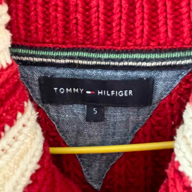 TOMMY HILFIGER(トミーヒルフィガー)の【トミーヒルフィガー】カーディガン　キッズ（110） キッズ/ベビー/マタニティのキッズ服男の子用(90cm~)(カーディガン)の商品写真