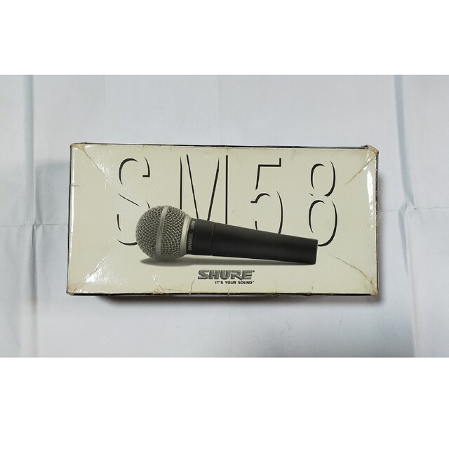 SHUREのSM58-LC マイクダイナミックマイク ポップフィルター付未使用品