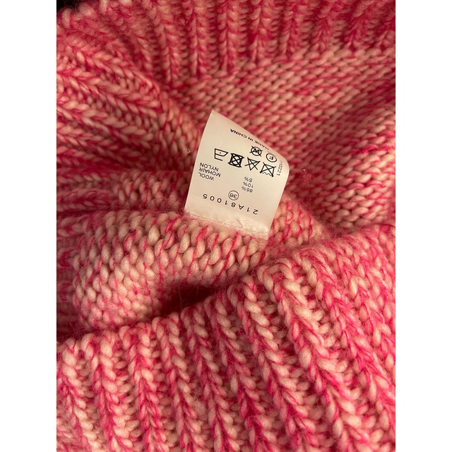 約55．4ｃｍ裄丈IRENE Open Collar Mix Knit ニット/セーター