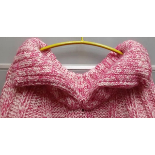IRENE Open Collar Mix Knit ニット/セーター - ニット/セーター