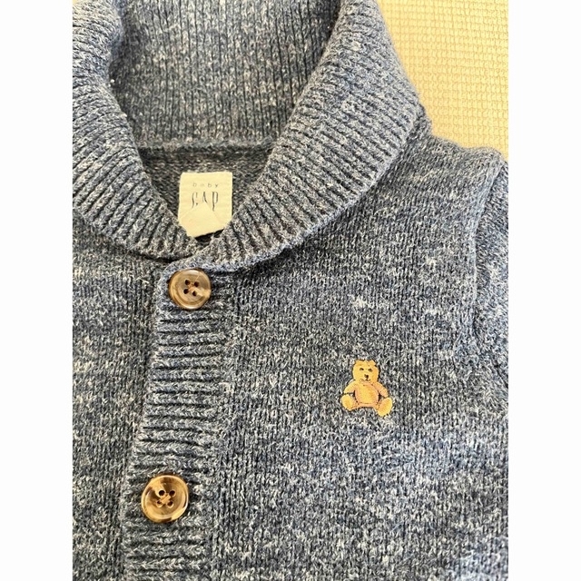 babyGAP(ベビーギャップ)のベビーギャップ　ニットロンパース キッズ/ベビー/マタニティのベビー服(~85cm)(ニット/セーター)の商品写真