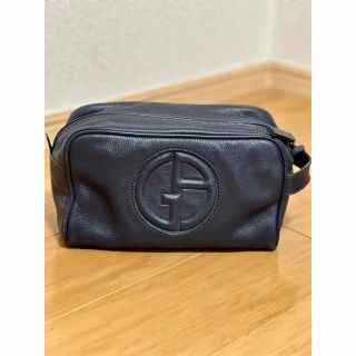 ジョルジオアルマーニ(Giorgio Armani)のジョルジオ アルマーニ メンズ レザー セカンドバッグ クラッチバッグ (セカンドバッグ/クラッチバッグ)