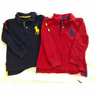 ポロラルフローレン(POLO RALPH LAUREN)のラルフローレン長袖ポロシャツ2枚　110サイズ(Tシャツ/カットソー)