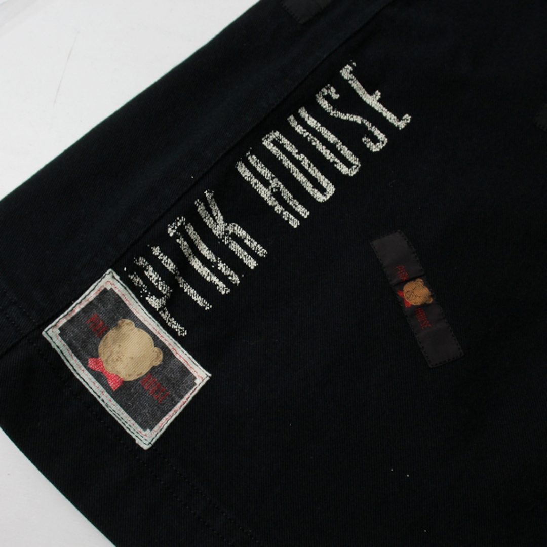 PINK HOUSE ピンクハウス ネームワッペン ブラックデニムスカート /ブラック【2400013076739】 5