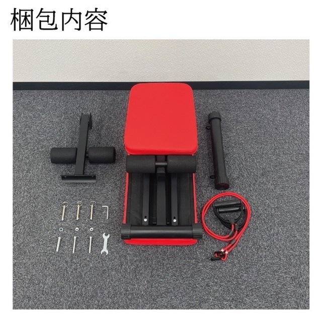 新品　腹筋トレーニングマシーン兼トレーニングベンチ　インクラインベンチ　 スポーツ/アウトドアのトレーニング/エクササイズ(トレーニング用品)の商品写真