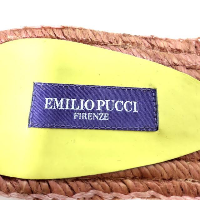 EMILIO PUCCI(エミリオプッチ)のエミリオプッチ サンダル 37 レディース - レディースの靴/シューズ(サンダル)の商品写真