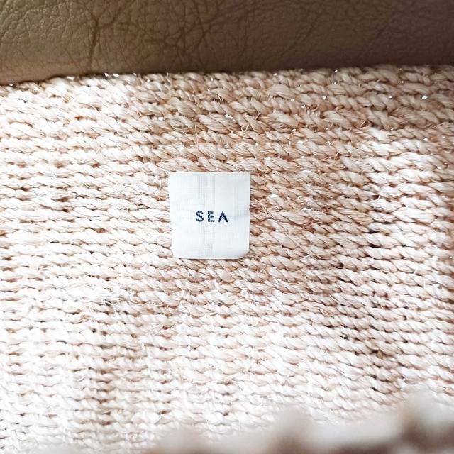 SEA(シー)のsea(シー) ハンドバッグ - 麻×レザー レディースのバッグ(ハンドバッグ)の商品写真