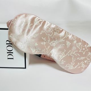 ディオール(Dior)の未使用 ディオール 100%シルク製アイマスク アイピロー ピンク DIOR(その他)