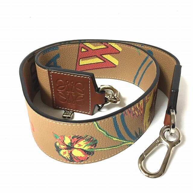 LOEWE ロエベ スエードベルト ネイビー ホワイトステッチ 新品