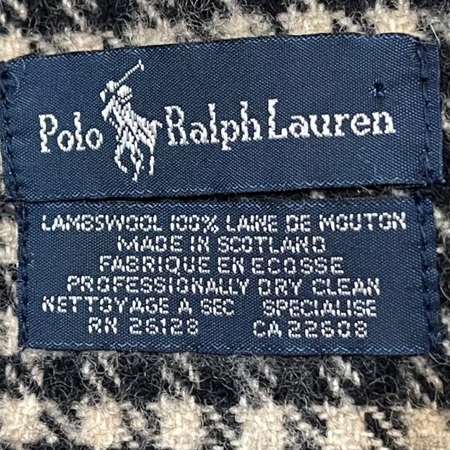 POLO RALPH LAUREN(ポロラルフローレン)のポロラルフローレン マフラー美品  ウール レディースのファッション小物(マフラー/ショール)の商品写真