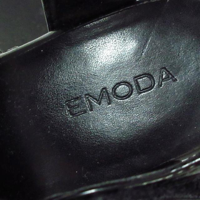 EMODA(エモダ)のエモダ ブーツ M レディース美品  黒 レディースの靴/シューズ(ブーツ)の商品写真